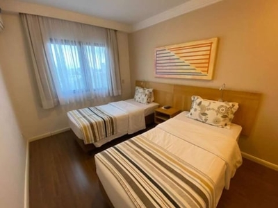 Vende apartamento em apart hotel de 1 quarto, 1 vaga, parque monte líbano - mogi das cruzes/sp