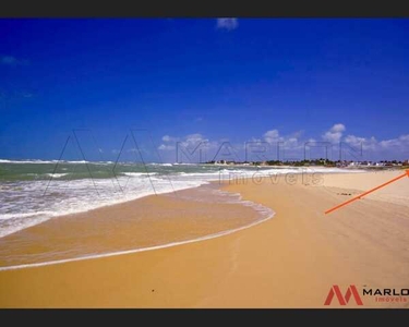 Terreno na Praia de Tabatinga, à beira mar, lado da sombra. 1000m²