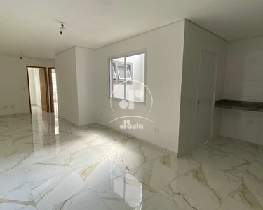 Vila Assunção. Apartamento com 49,69m2. com Elevador, 2 dormitórios, sendo 1 suíte, banhei