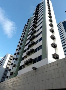 Apartamento para venda tem 104m2, 3 quartos, 1 suíte 2 vagas livres, Setúbal - Recife - Pe