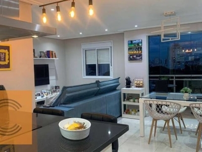 Apartamento 1 dormitório para alugar, 54 m² por r$ 3.680/mês - anália franco - são paulo/sp