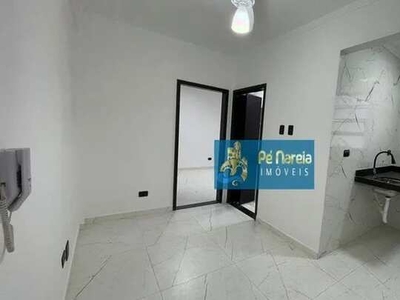 Apartamento com 1 dormitório para alugar, 35 m² por R$ 1.600,00/mês - Canto do Forte - Pra