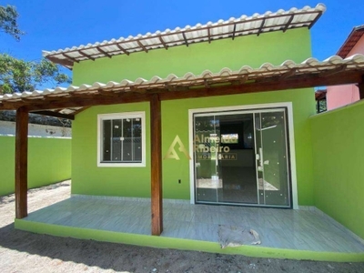 Casa com 2 dormitórios à venda, 90 m² por r$ 250.000,00 - florestinha - cabo frio/rj