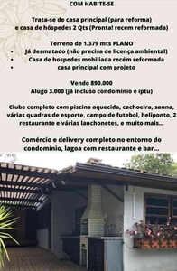 Casa em Condomínio com 6 quartos à venda no bairro Retiro do Chalé, 400m²