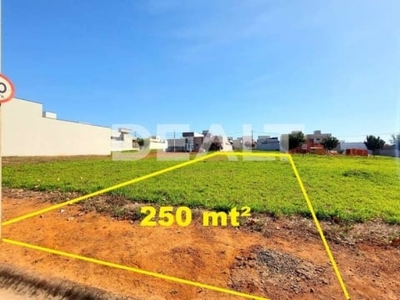 Terreno à venda, 250 m² por r$ 290.000,00 - jardim do jatobá - hortolândia/sp