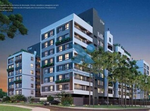 Apartamento tipo studio à venda, 24 m² por r$ 278.900 - novo mundo - curitiba/pr