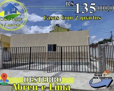 Casas Térreas para venda com 50m² com 2 quartos em Desterro - Abreu e Lima - 135 MIL