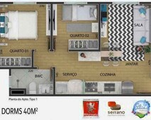 Residencial Sete de Setembro II - 40m² - 2 quartos - São Miguel Paulista, São Paulo - SP