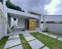 Casa para venda possui 90 metros quadrados com 3 quartos em Vila Praiana - Lauro de Freita