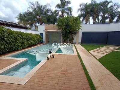 Casa em condomínio para aluguel, 4 quartos, 4 suítes, 6 vagas, morada da colina - uberlândia/mg