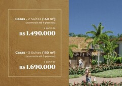 Casa com 2 dormitórios à venda, 140 m² por R$ 1.490.000 - Luzes do Farol - Trancoso/Bahia