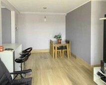 Excelente apartamento, andar alto, 70m² , 3 dormitórios, 1 suíte, churrasqueira e 1 vaga n