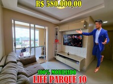 Life Parque 10, 100% Mobiliado, apartamento no Bairro Parque 10, Use FGTS, Aceita financia