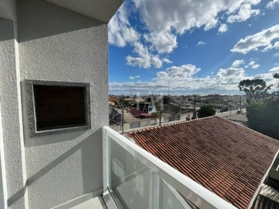 Apartamento com 2 quartos, sacada com churrasqueira, 48m² à venda por r$235.000,00, vargem grande/pinhais