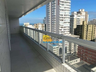 Apartamento com 3 dormitórios à venda, 133 m² por r$ 1.126.273,00 - canto do forte - praia grande/sp