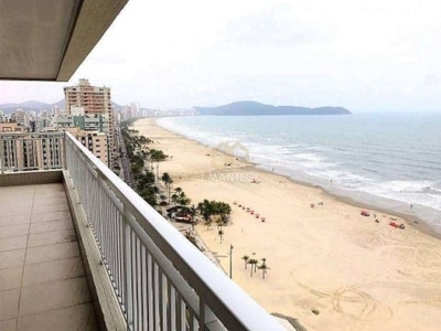 Apartamento para venda possui 163 metros quadrados com 3 quartos em aviação - praia grande - sp