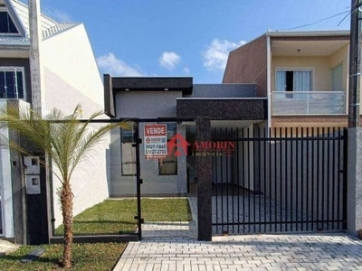 Casa com 2 dormitórios à venda, 90 m² por r$ 600.000,00 - fazendinha - curitiba/pr