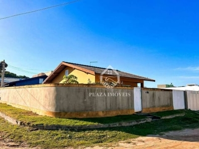 Casa com 2 dormitórios para alugar, 80 m² por r$ 1.520,00/mês - balneário das conchas - são pedro da aldeia/rj