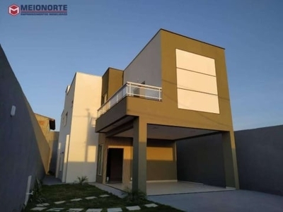 Casa com 4 dormitórios à venda, 200 m² por r$ 1.150.000,00 - jardim aracagy - são josé de ribamar/ma