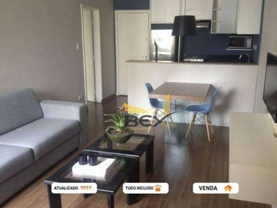 Flat com 1 dormitório à venda, 56 m² por r$ 550.000 - alphaville industrial - barueri/sp