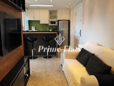 Flat disponível para locação no Quality Suites Long Stay Vila Olímpia, com 48m² 2 dormitórios e 1 vaga