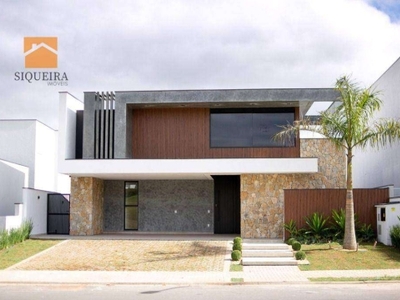 Condomínio alphaville nova esplanada 4 - casa com 4 dormitórios à venda, 312 m² por r$ 3.200.000 - alphaville - votorantim/sp