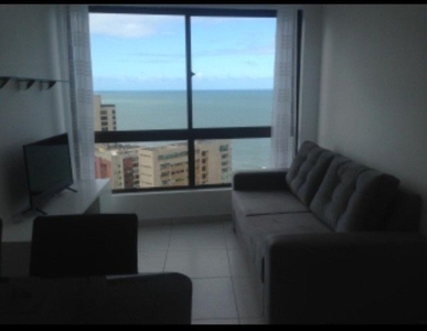 Excelente apartamento mobíliado, vista para o mar, nascente e bastante ventilado!!!