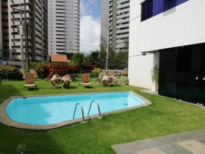 Excelente apto 4 quartos, piscina, III Jardim Boa Viagem 127m²