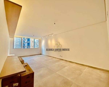 FR Apartamento com 3 dormitórios para alugar, 127 m² por R$ 6.999/mês - Gonzaga - Santos/S