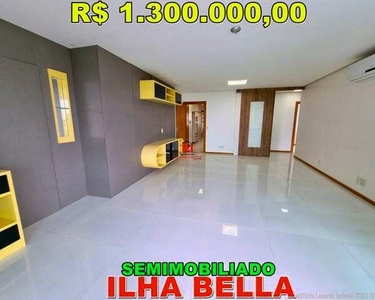 Ilha Bella Condominium, 153m², 3 Suítes sendo 1 Master com closet, Hidro, 12º Andar Ponta