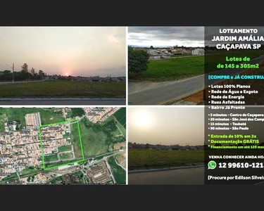 Terrenos Lotes Prontos Para Construir - Bairro Jardim Amália em Caçapava SP
