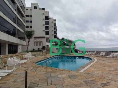 Apartamento, 120 m² - venda por r$ 650.000,00 ou aluguel por r$ 7.633,91/mês - parque enseada - guarujá/sp