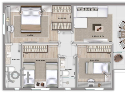 Apartamento à venda em Cidade Nova com 63 m², 2 quartos, 1 suíte, 2 vagas