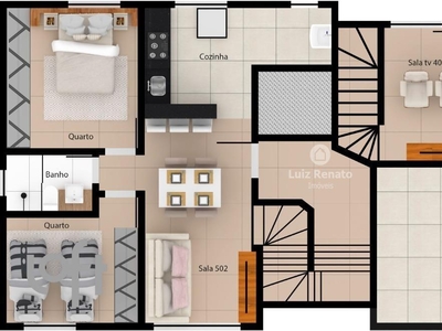 Apartamento à venda em Glória com 113 m², 2 quartos, 1 vaga