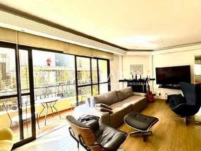 Apartamento à venda no Itaim Bibi, com 142 m², 4 suítes e 3 vagas, condomínio com jardim