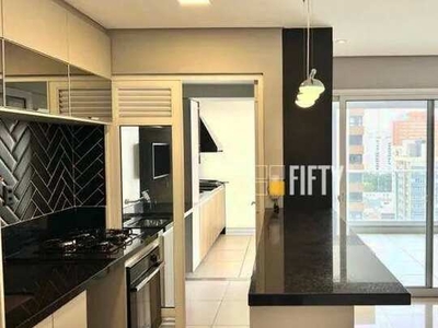 Apartamento com 1 dormitório para alugar, 80 m² - Moema - São Paulo/SP