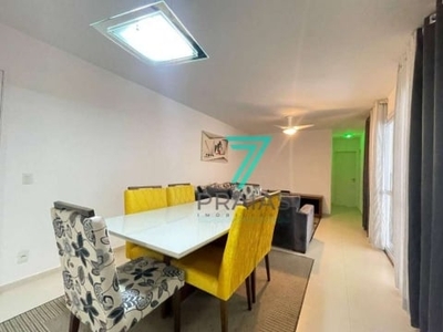Apartamento com 2 dormitórios sendo 1 suíte à venda, 2 vagas, 84 m² por r$ 780.000 - pitangueiras - guarujá/sp