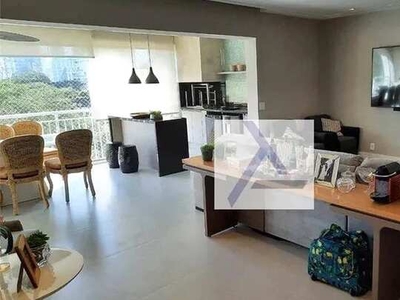 Apartamento com 4 dormitórios para alugar, 175 m² por R$ 17.536,00/mês - Brooklin - São Pa