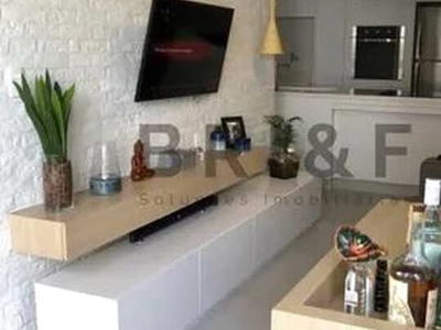 Apartamento Studio no Brooklin - 2 dormitório, 1 suíte, 1 vaga, 2 banheiros