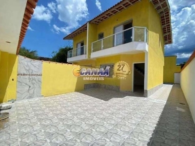 Casa com 2 quartos à venda no balneário esther, itanhaém , 73 m2 por r$ 360.000