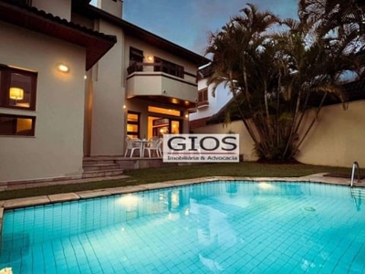 Casa com 3 suítes para alugar, 375 m² por r$ 16.258/mês - alphaville - santana de parnaíba/sp