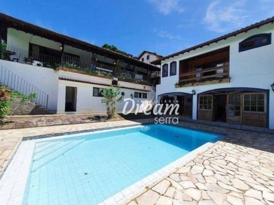 Casa com 7 dormitórios à venda, 231 m² por r$ 1.200.000,00 - caxangá - teresópolis/rj