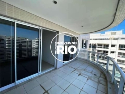 Cobertura com 4 quartos à venda na avenida salvador allende, --, barra da tijuca, rio de janeiro, 247 m2 por r$ 1.700.000