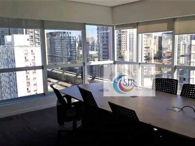 Conjunto comercial de alto padrão, com 417m², mobiliado com mobílias de alto padrão, em lo