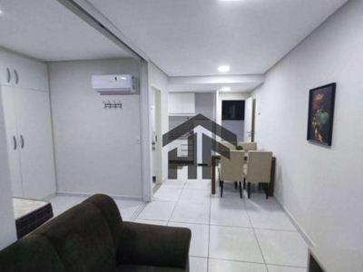 Flat com 1 quarto, 30 m², localizado aflitos , recife/pe. `a locação