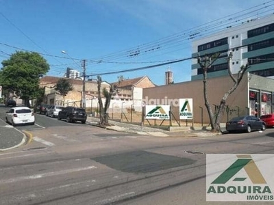 Terreno à venda e locação 475.39m², centro, ponta grossa - pr