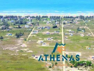 TERRENO DE ESQUINA ESCRITURADO NA PRAIA EM ATÉ 96x