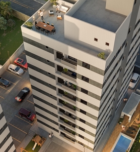 Apartamento em Jardim Cidade Universitária, João Pessoa/PB de 47m² 2 quartos à venda por R$ 250.000,00