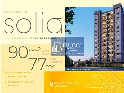 Apartamento em Mansões Santo Antônio, Campinas/SP de 90m² 3 quartos à venda por R$ 998.999,00