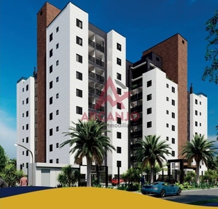 Apartamento em Martim de Sá, Caraguatatuba/SP de 56m² 2 quartos à venda por R$ 356.982,00
